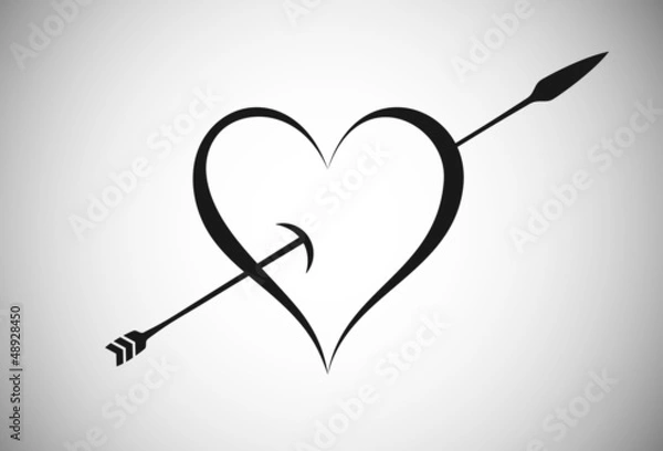 Obraz Heart with Arrow