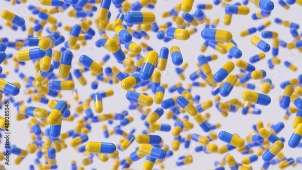Fototapeta 3d capsules pills