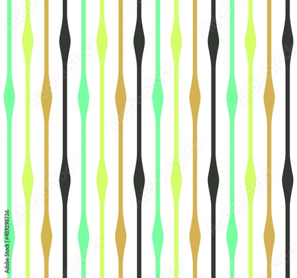 Obraz Seamless abstract background surface pattern stylized stripe design with vertical lines for textiles.