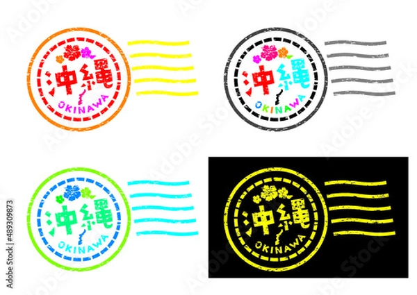 Obraz 沖縄スタンプ　イラスト素材