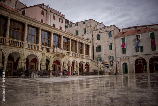 Obraz Typical city in Croatia