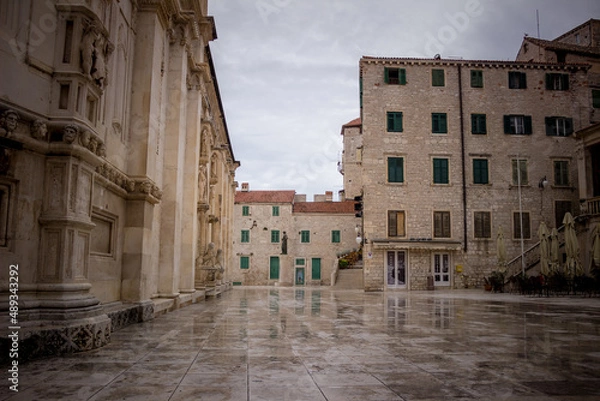 Obraz Typical city in Croatia