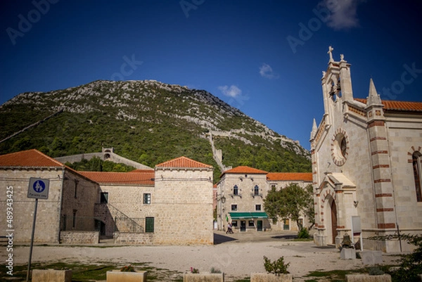 Obraz church in the mountains