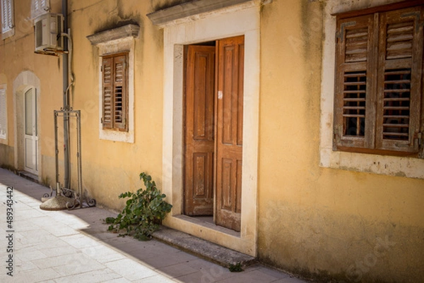 Obraz street in the town