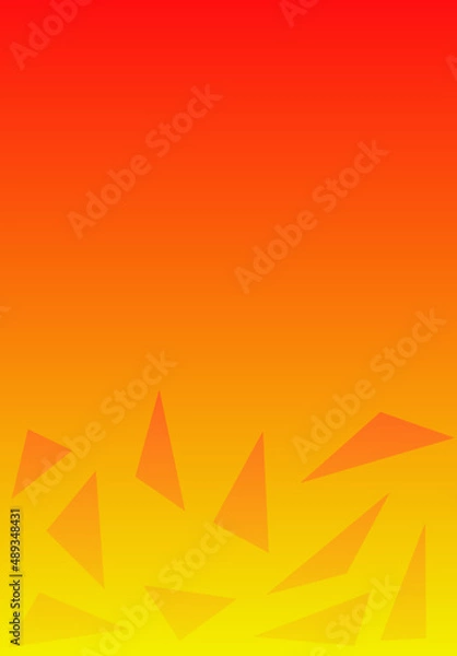 Fototapeta Orange and yellow color combination abstract background

