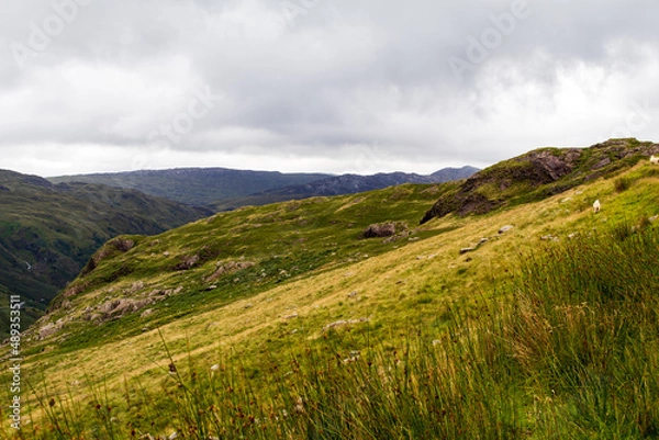 Obraz landscape with mountains and sky