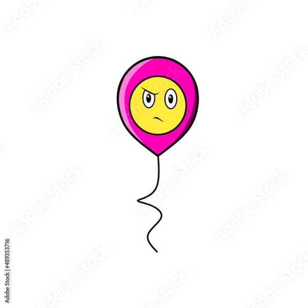 Fototapeta Balloons with emoticons