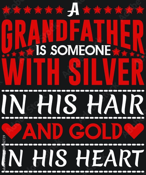 Fototapeta Father's day T- shirts 2022 Vector