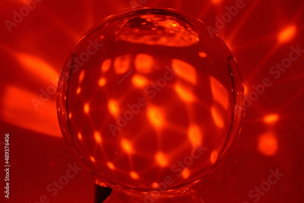 Obraz red glass ball