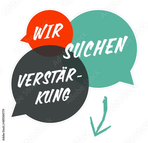 Obraz Wir suchen Verstärkung