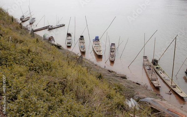 Obraz boats on the river