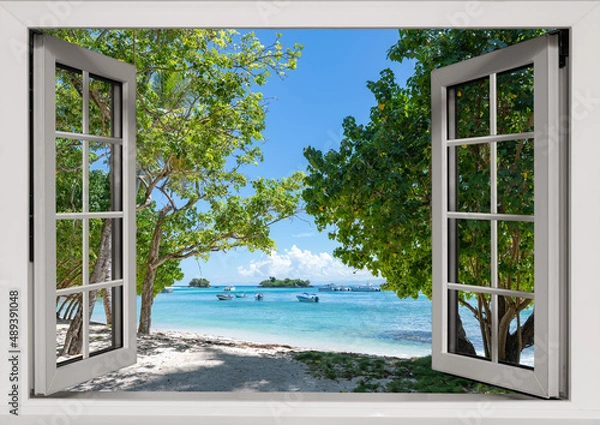 Obraz open window to the sea