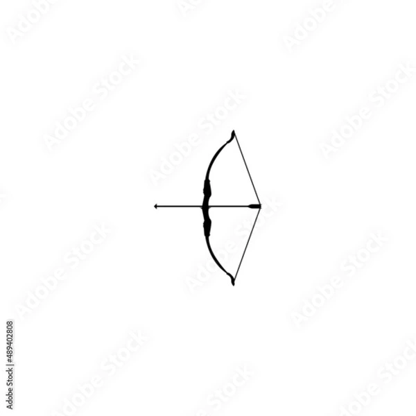 Obraz Archery logo icon vector illustration design