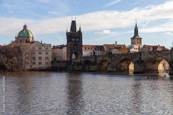 Obraz charles bridge city