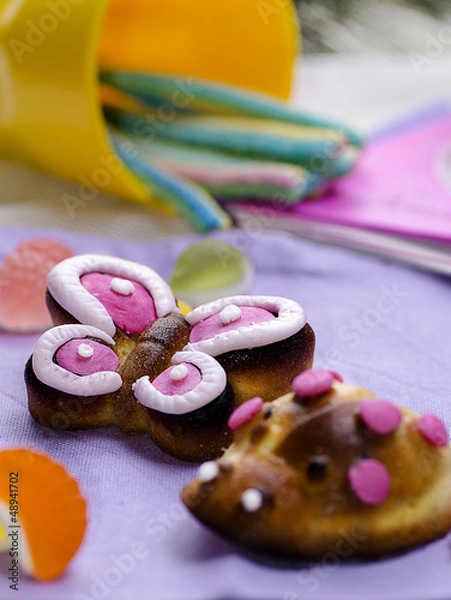 Fototapeta dolce con stampi