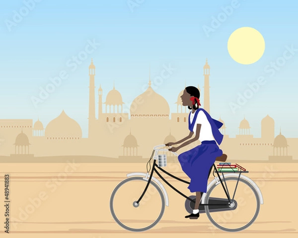 Fototapeta going to school