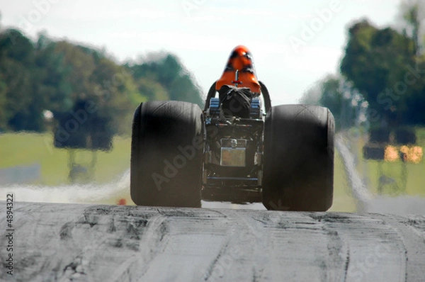 Obraz Dragster w ruchu