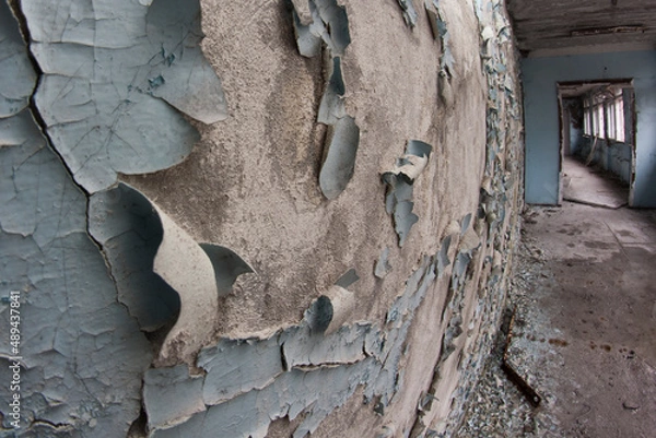 Obraz Prypeć opuszczone miasto w pobliżu elektrowni w czarnobylu