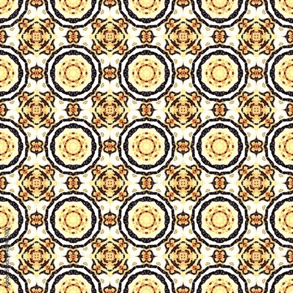 Obraz Geometric safari seamless patterns. 