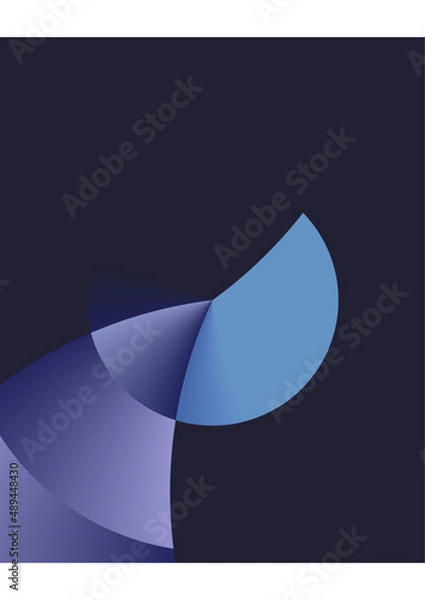 Obraz Logo on black ground