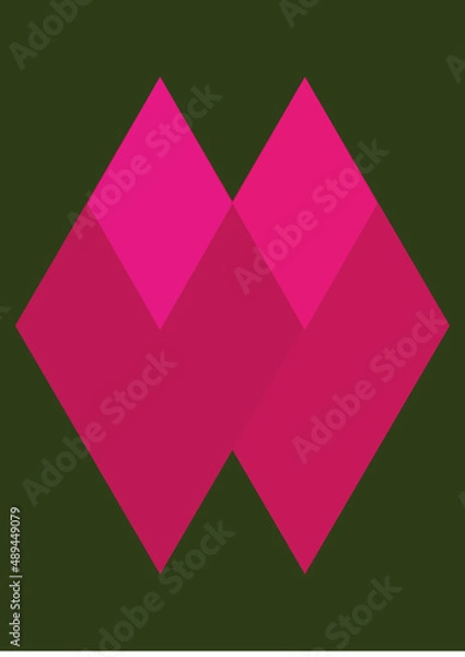 Obraz abstract geometric shape