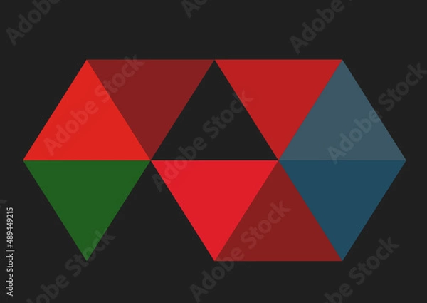 Obraz abstract geometric background