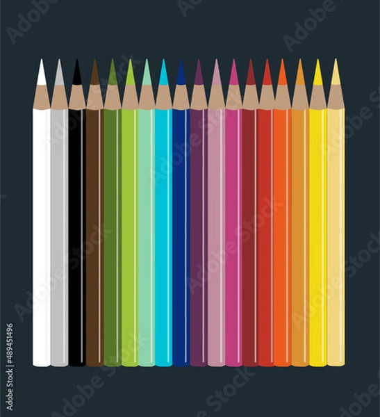 Obraz color pencils 