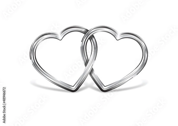 Fototapeta Heart Rings