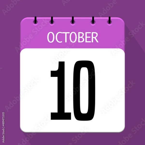 Obraz 10 october icon