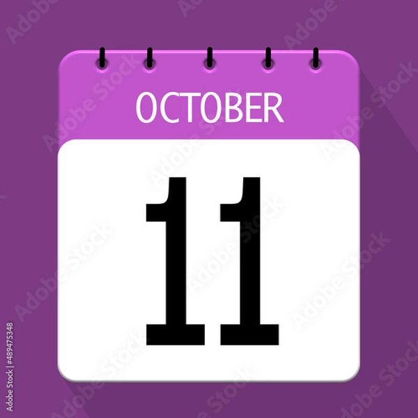 Obraz 11 october icon