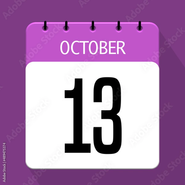 Obraz 13 october icon