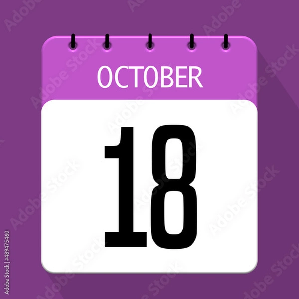 Obraz 18 october icon