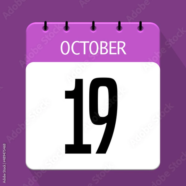 Obraz 19 october icon