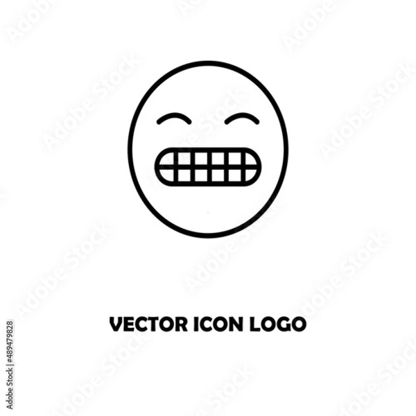 Obraz grimacing face smile