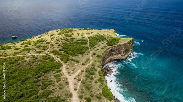 Fototapeta Tanjung Ringgit is cliff beach in Lombok Island, Indonesia.