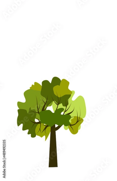 Obraz tree with green leaves