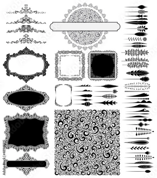 Fototapeta vector design elements collection