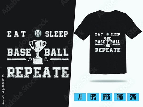 Obraz Baseball T-shirt Design