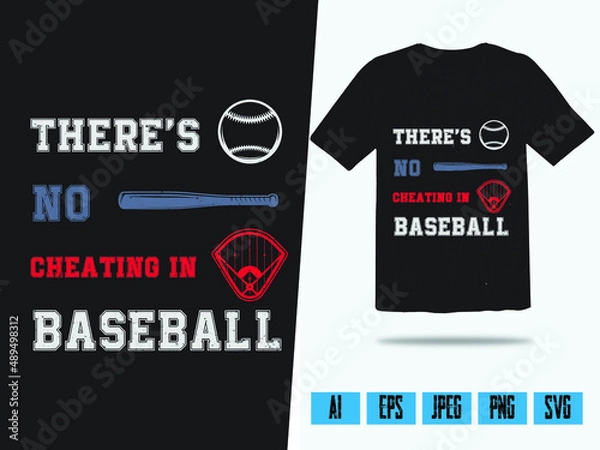 Obraz Baseball T-shirt Design