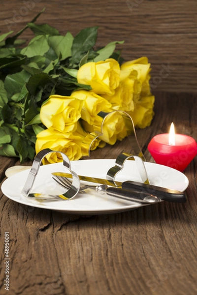 Fototapeta Romantisches Arrangement