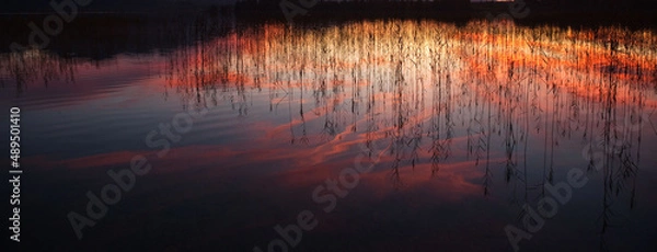 Obraz reflections in water