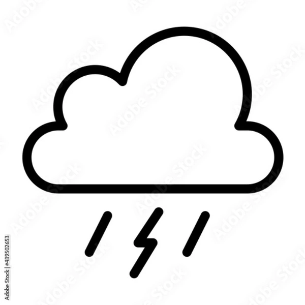 Obraz thunderstorms  icon