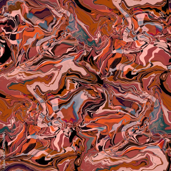 Fototapeta Seamless pattern with abstract mineral stones effect .Perfect for fabric, textile, wallpapers.