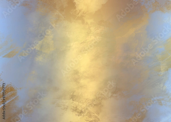 Fototapeta Golden Abstract  decorative paper texture  background  for  artwork  - Illustration