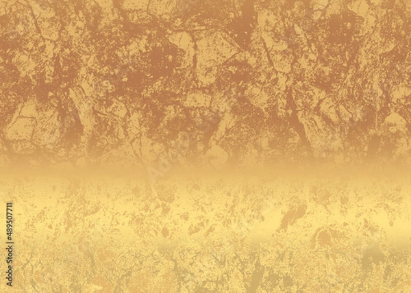 Fototapeta Golden Abstract  decorative paper texture  background  for  artwork  - Illustration