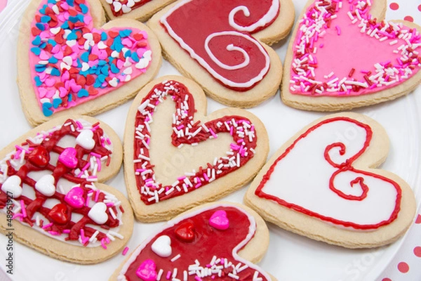 Obraz Valentine heart cookie