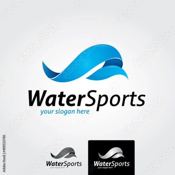 Obraz Water sports logo template - vector