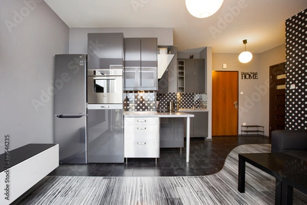 Obraz Kuchnia i pokój w apartamencie