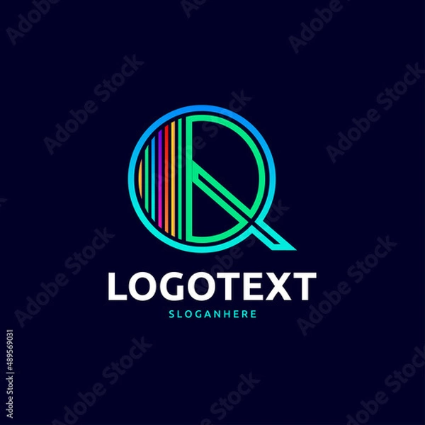 Obraz letter Q logo