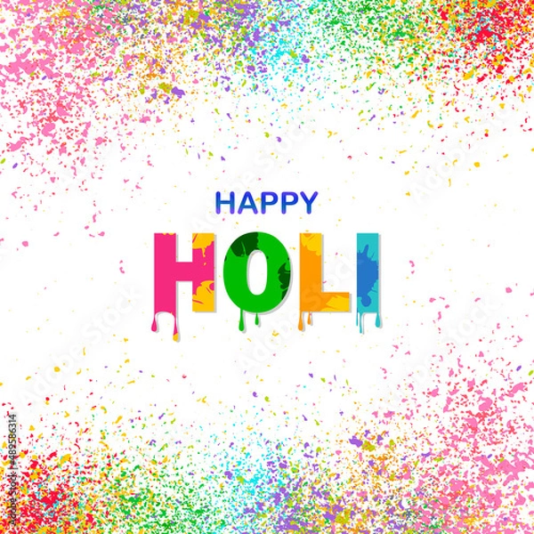 Obraz Realistic holi background